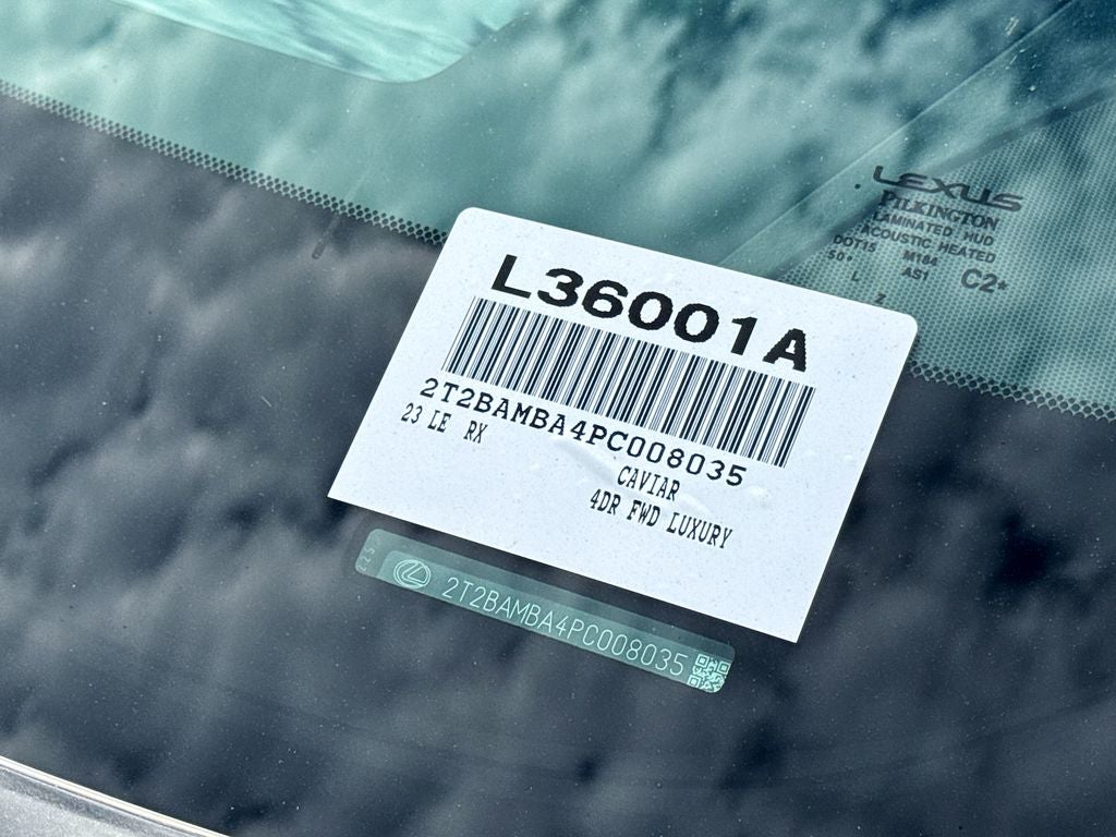 2023 Lexus RX 350 Luxury L/CERTIFIED