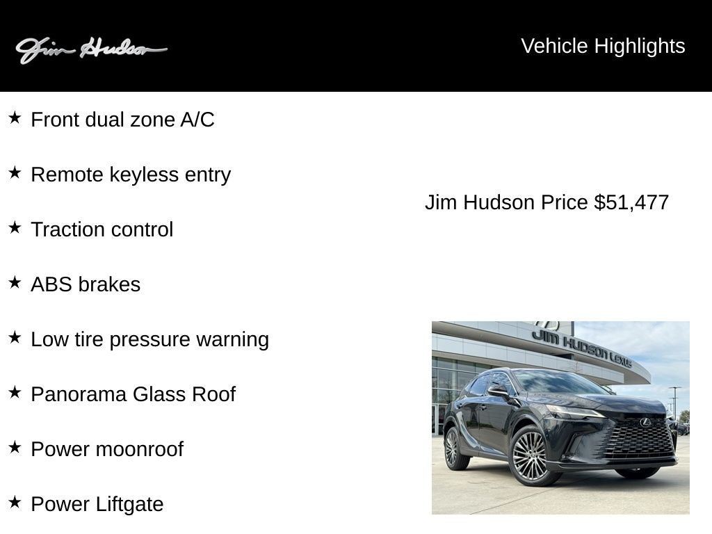 2023 Lexus RX 350 Luxury L/CERTIFIED