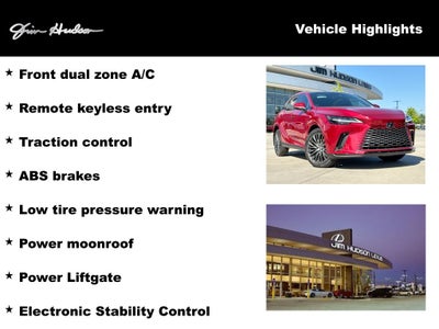 2023 Lexus RX 350 Luxury L/CERTIFIED