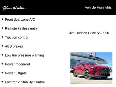 2023 Lexus RX 350 Premium Plus L/CERTIFIED