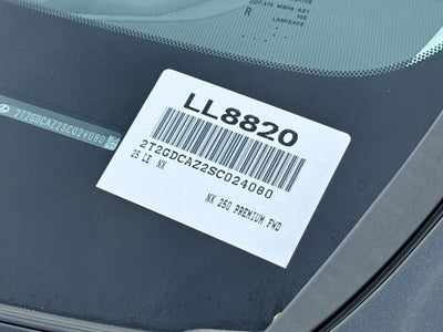 2025 Lexus NX 250 Premium L/CERTIFIED