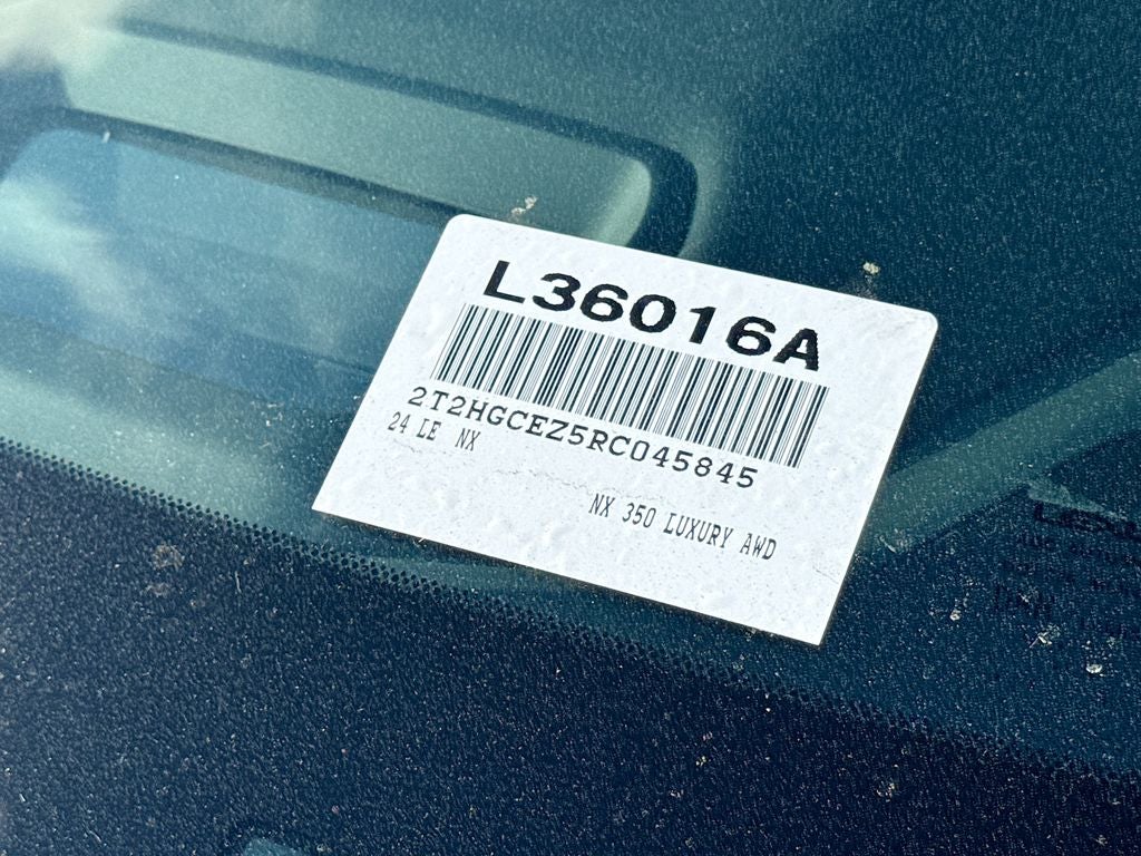 2024 Lexus NX 350 Luxury L/CERTIFIED