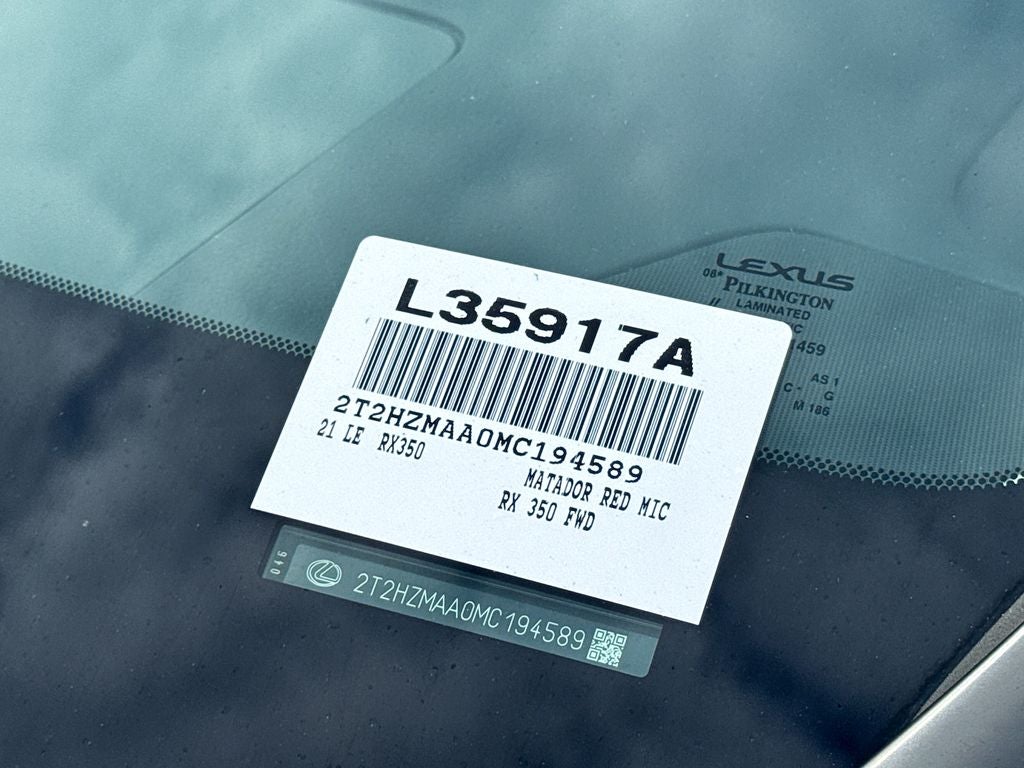 2021 Lexus RX 350 L/CERTIFIED