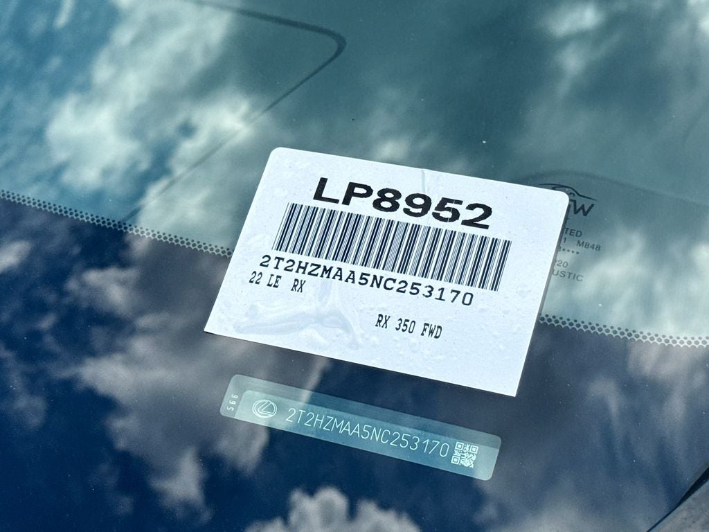 2022 Lexus RX 350 L/CERTIFIED