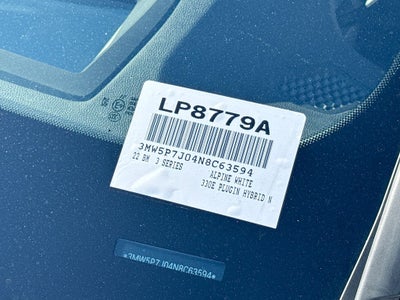 2022 BMW 3 Series 330e iPerformance BACKED BY HUDSON