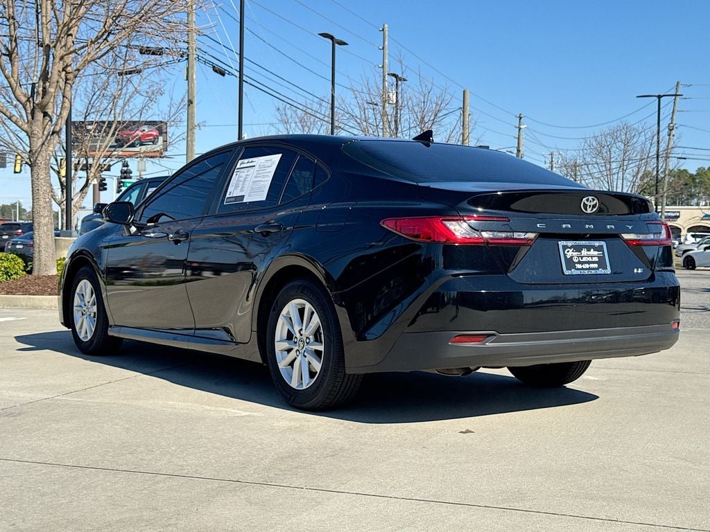 2025 Toyota Camry LE BACKED BY HUDSON