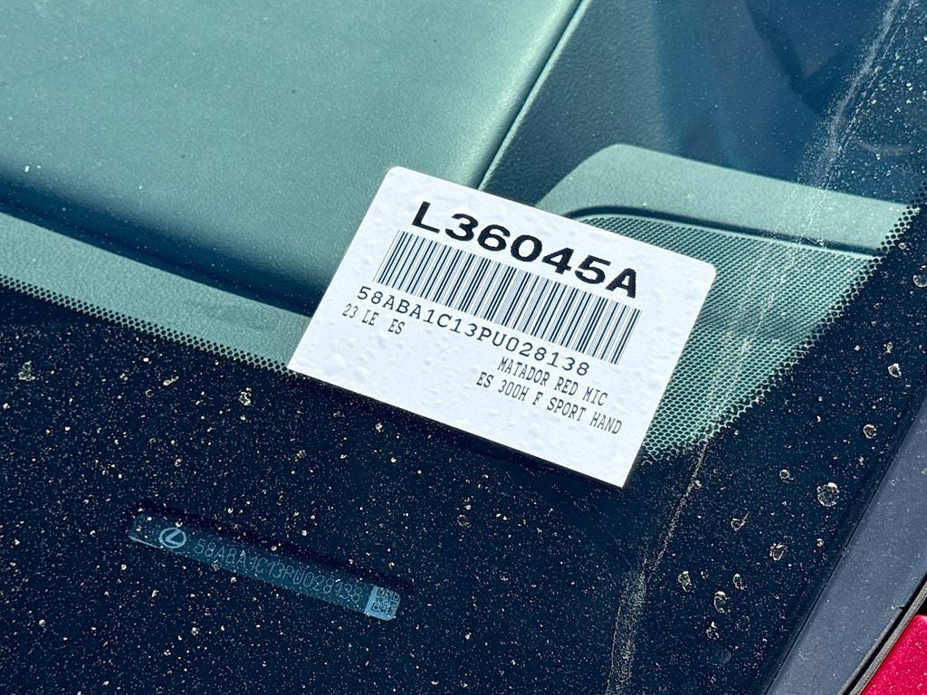 2023 Lexus ES 300h F SPORT HANDLING/ L/CERTIFIED