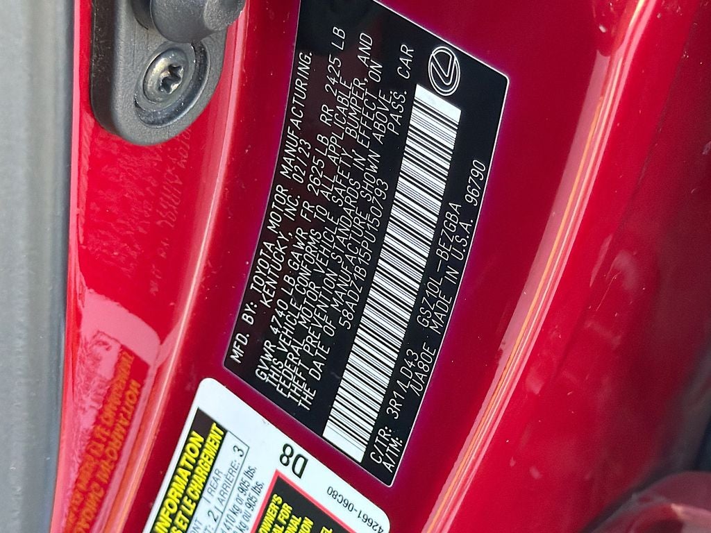 2023 Lexus ES 350 L/CERTIFIED