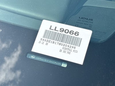 2025 Lexus ES 350 L/CERTIFIED