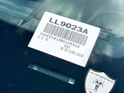 2024 Lexus ES 350 Ultra Luxury L/CERTIFIED