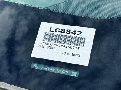 2023 Buick Enclave Essence BACKED BY HUDSON