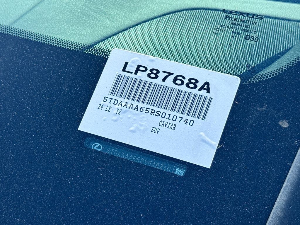 2024 Lexus TX 350 L/CERTIFIED