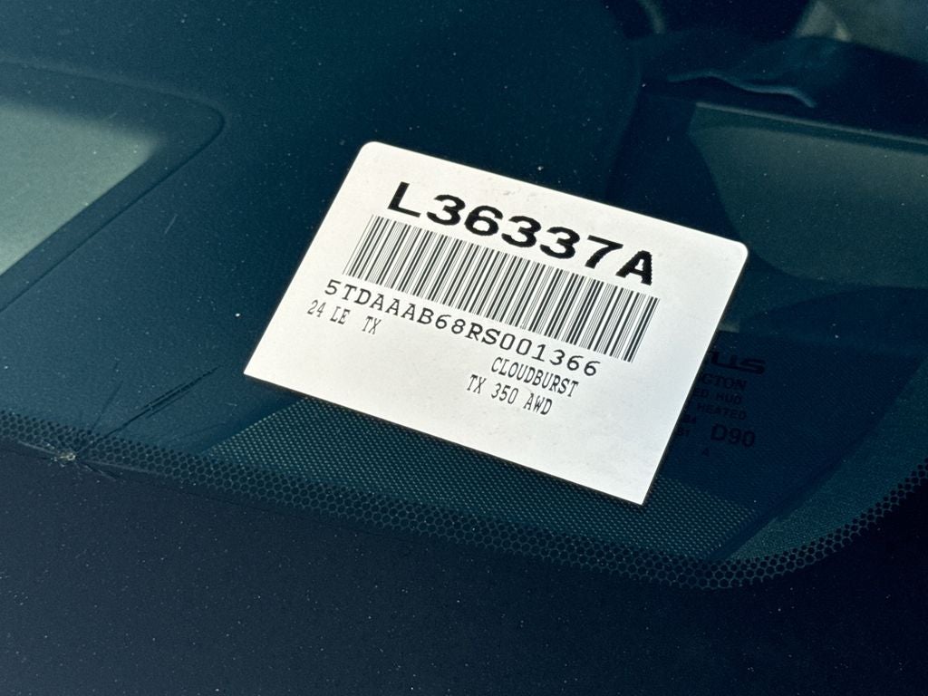 2024 Lexus TX 350 Luxury L/CERTIFIED