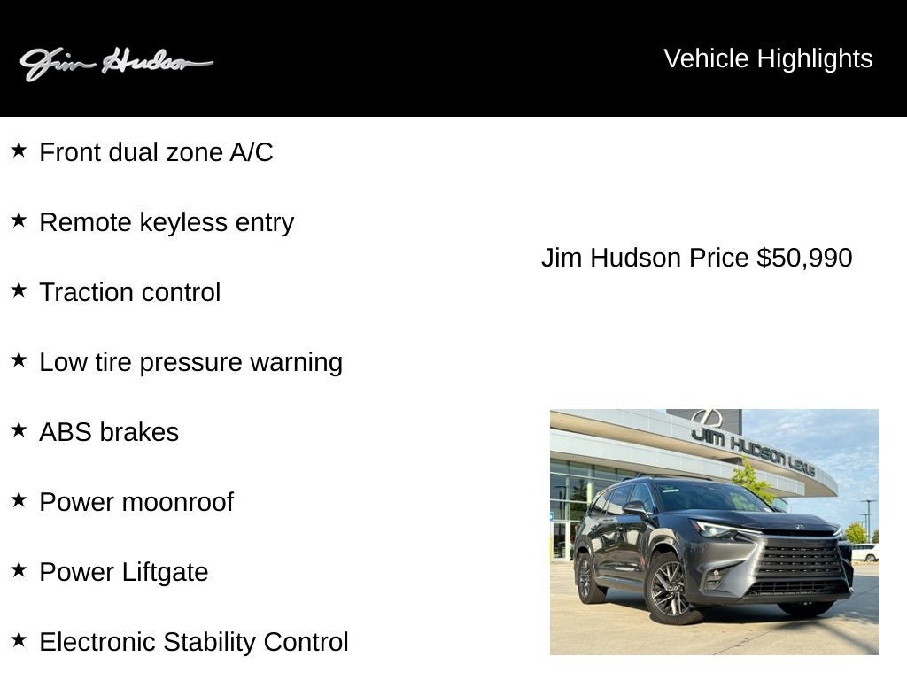 2024 Lexus TX 350 Luxury L/CERTIFIED