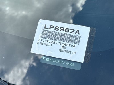 2018 Tesla Model 3 Performance