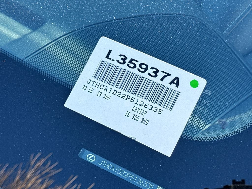 2023 Lexus IS 300 L/CERTIFIED