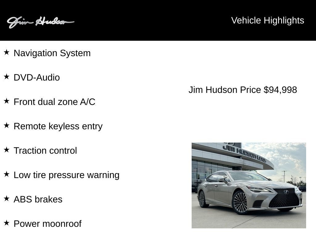 2024 Lexus LS 500 Base