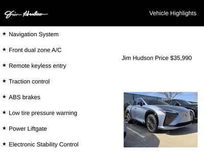 2023 Lexus RZ 450e Luxury L/CERTIFIED
