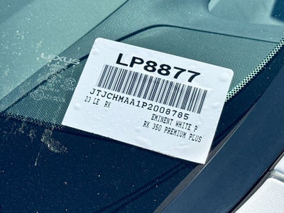 2023 Lexus RX 350 Premium Plus L/CERTIFIED