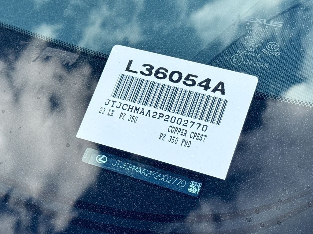 2023 Lexus RX 350 Premium Plus L/CERTIFIED