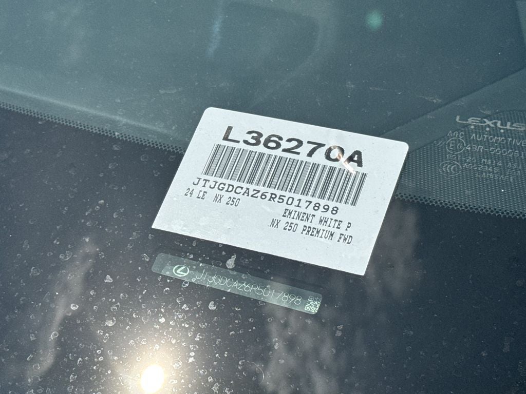 2024 Lexus NX 250 Premium L/CERTIFIED
