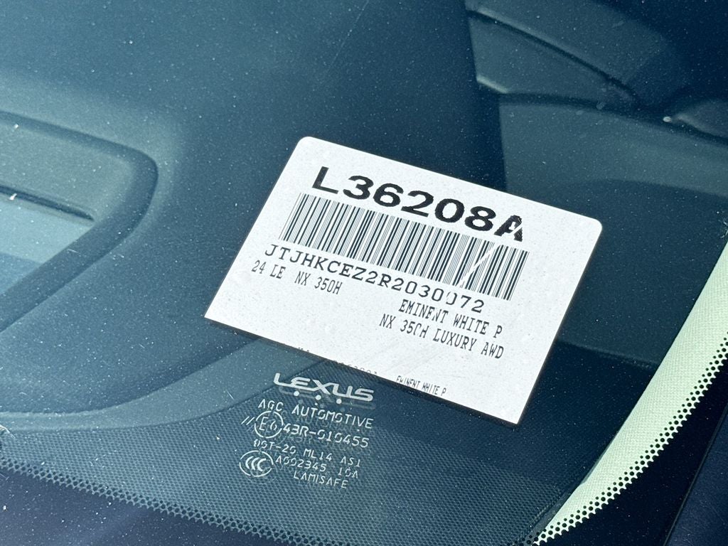 2024 Lexus NX 350h Luxury L/CERTIFIED