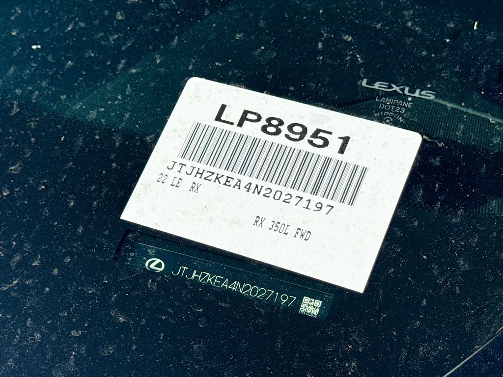 2022 Lexus RX 350L L/CERTIFIED