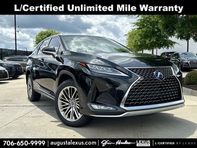 2022 Lexus RX 450hL Luxury L/CERTIFIED