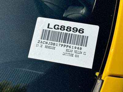 2023 Jeep Renegade Latitude BACKED BY HUDSON