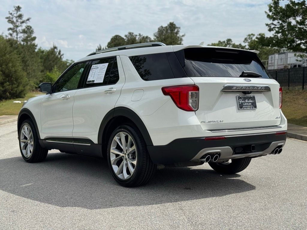 2021 Ford Explorer Platinum Premium Technology Twin Panel Roof