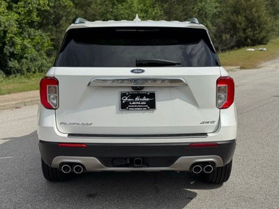 2021 Ford Explorer Platinum Premium Technology Twin Panel Roof