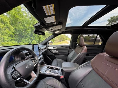 2021 Ford Explorer Platinum Premium Technology Twin Panel Roof