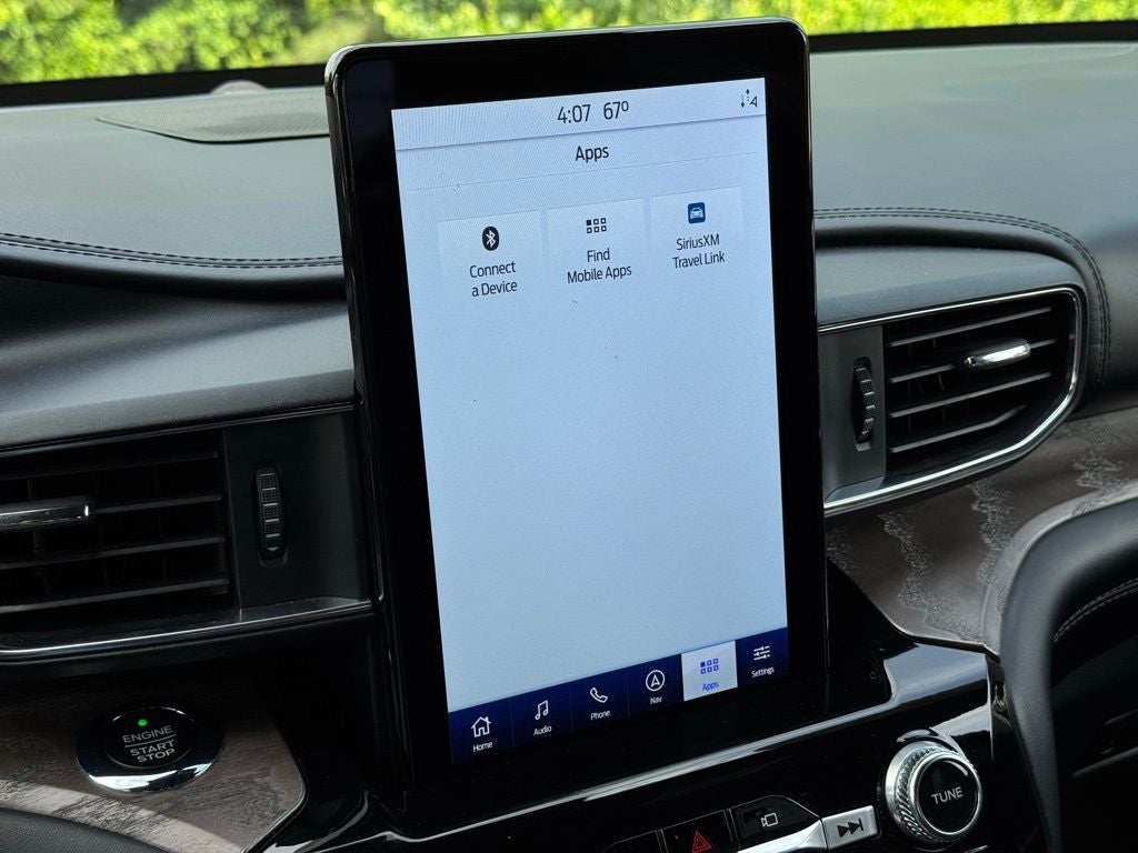 2021 Ford Explorer Platinum Premium Technology Twin Panel Roof