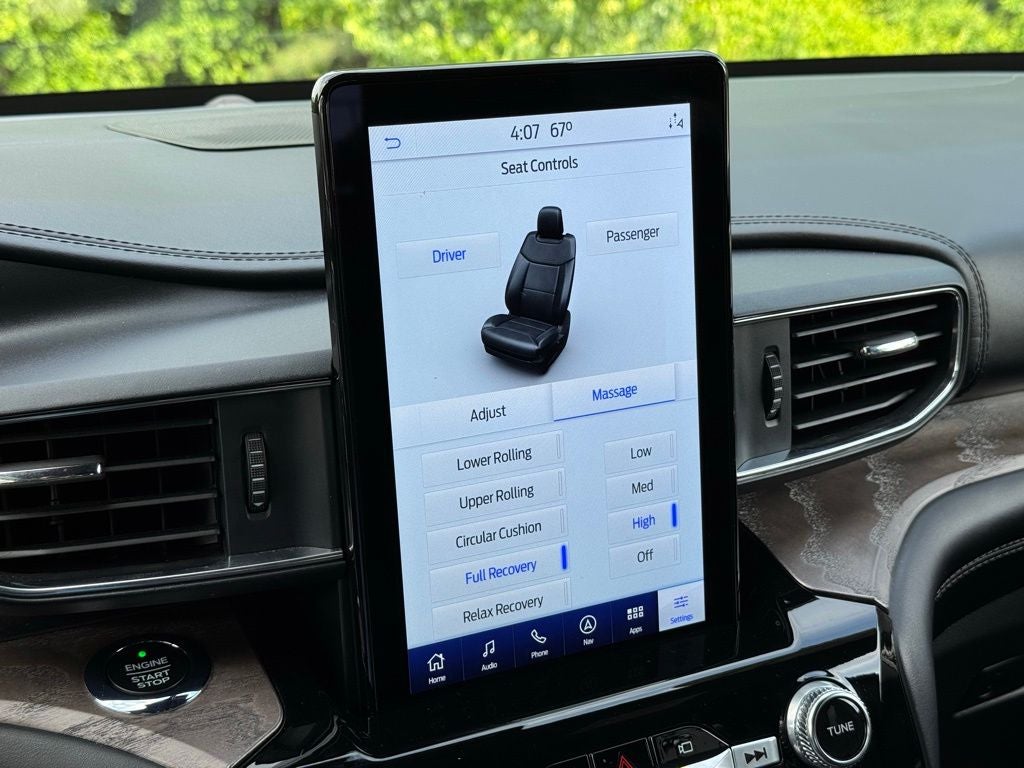 2021 Ford Explorer Platinum Premium Technology Twin Panel Roof