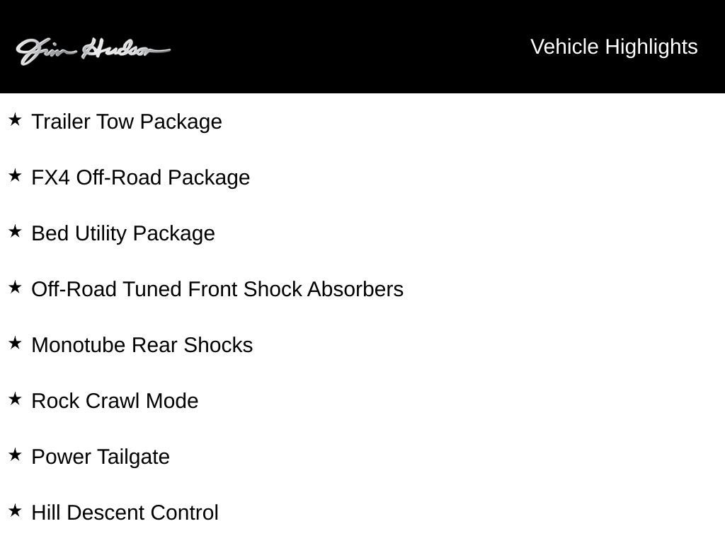 2023 Ford F-150 Lariat FX4 Off Road Package