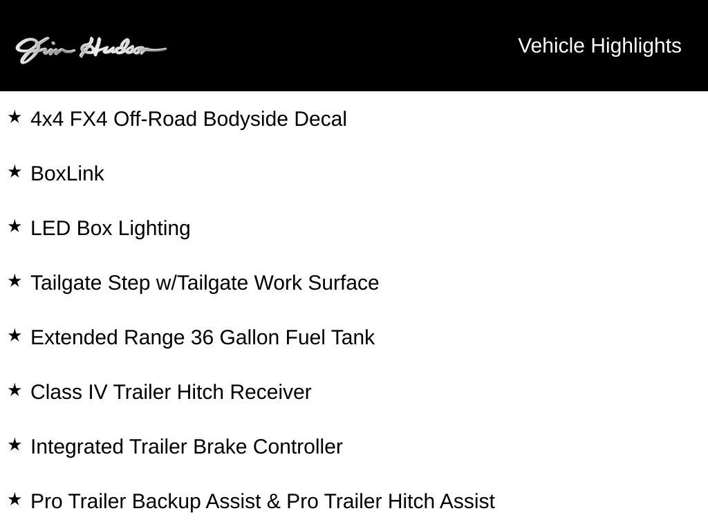 2023 Ford F-150 Lariat FX4 Off Road Package