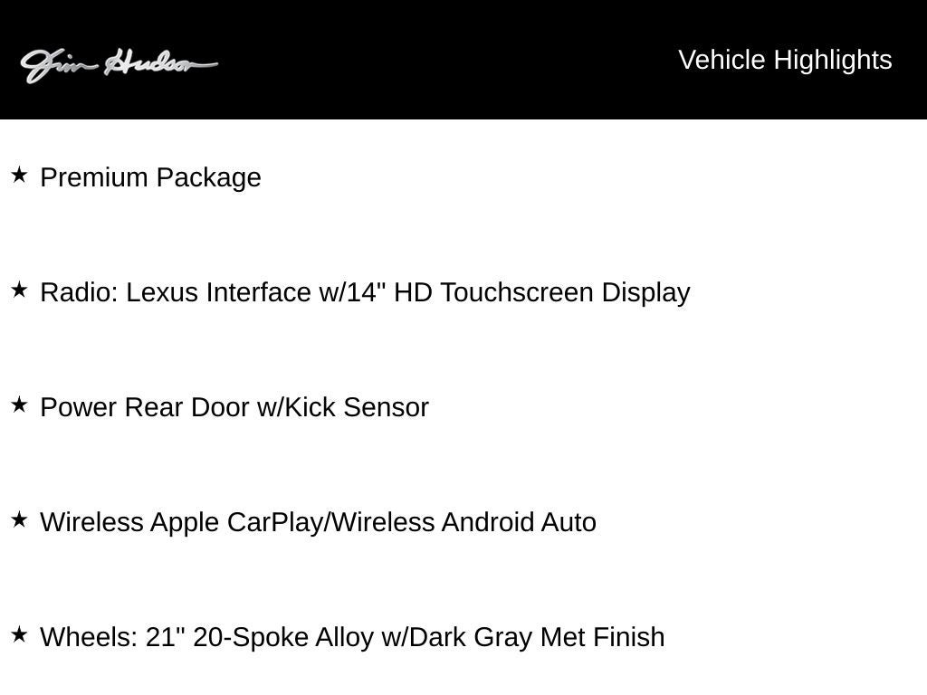 2025 Lexus RX 350 Premium