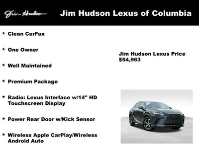 2025 Lexus RX 350 Premium