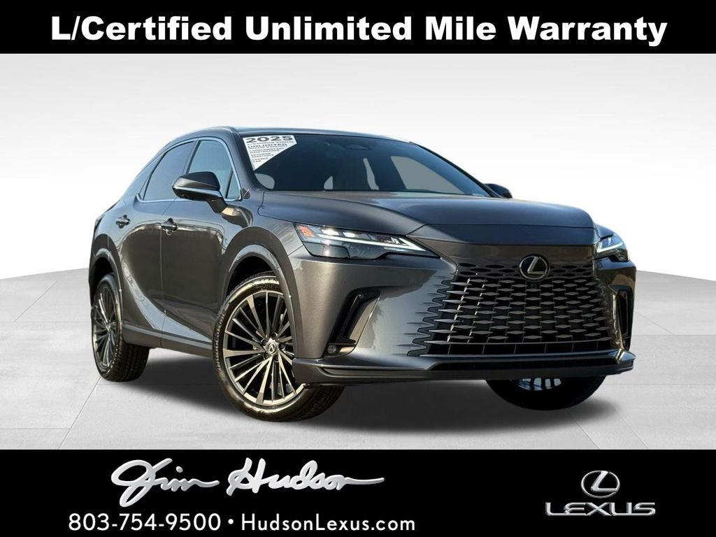 2025 Lexus RX 350 Premium Navigation L/Certified Unlimited Mile Warranty