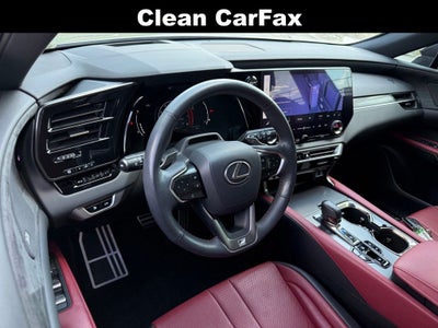 2024 Lexus RX 350 F Sport Handling Navigation L/ Certified Unlimited Mile Warranty