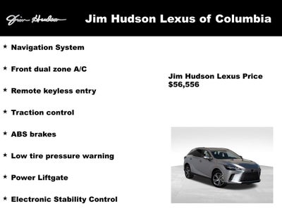 2024 Lexus RX 350 Navigation L/Certified Unlimited Mile Warranty