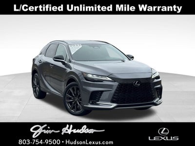 2023 Lexus RX 350 F Sport Handling Navigation L/ Certified Unlimited Mile Warranty