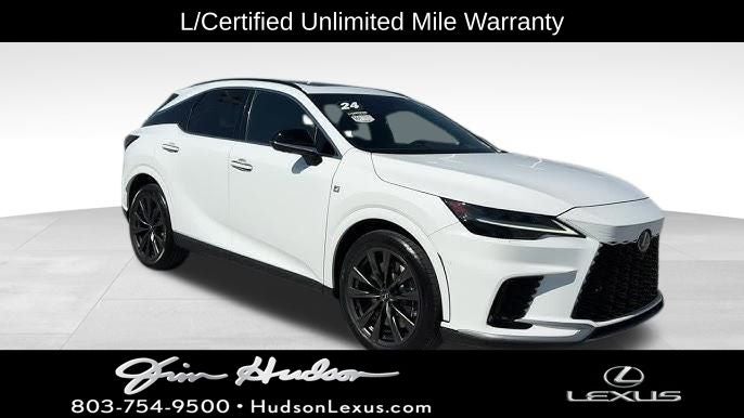 2024 Lexus RX 350 F Sport Handling Navigation L/Certified Unlimited Mile Warranty