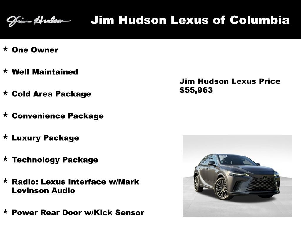 2024 Lexus RX 350 Luxury