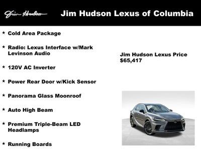 2023 Lexus RX 500h F SPORT Performance Navigation Mark Levinson L/Certified Unlimited Mil