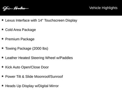 2023 Lexus NX 250 Premium Lexus Interface with 14-in Touchscreen Display