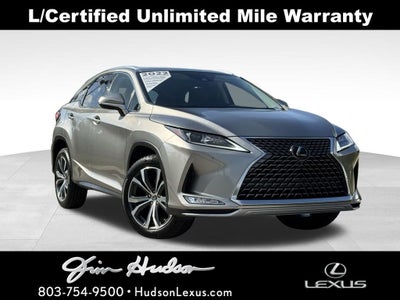 2022 Lexus RX 350 Navigation L/Certified Unlimited Mile Warranty