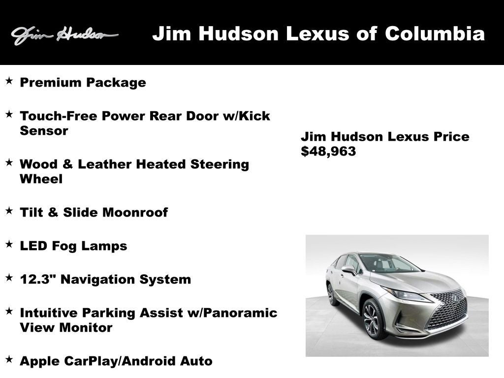 2022 Lexus RX 350 Navigation L/Certified Unlimited Mile Warranty