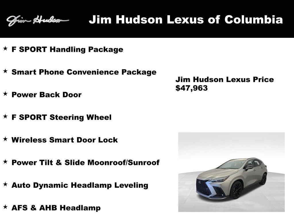 2024 Lexus NX 350 F SPORT Handling