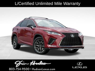 2022 Lexus RX 350 F Sport Handling Navigation L/Certified Unlimited Mile Warranty